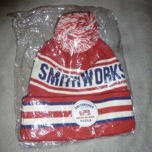 New SMITHWORKS VODKA Knit Beanie Hat with Pom